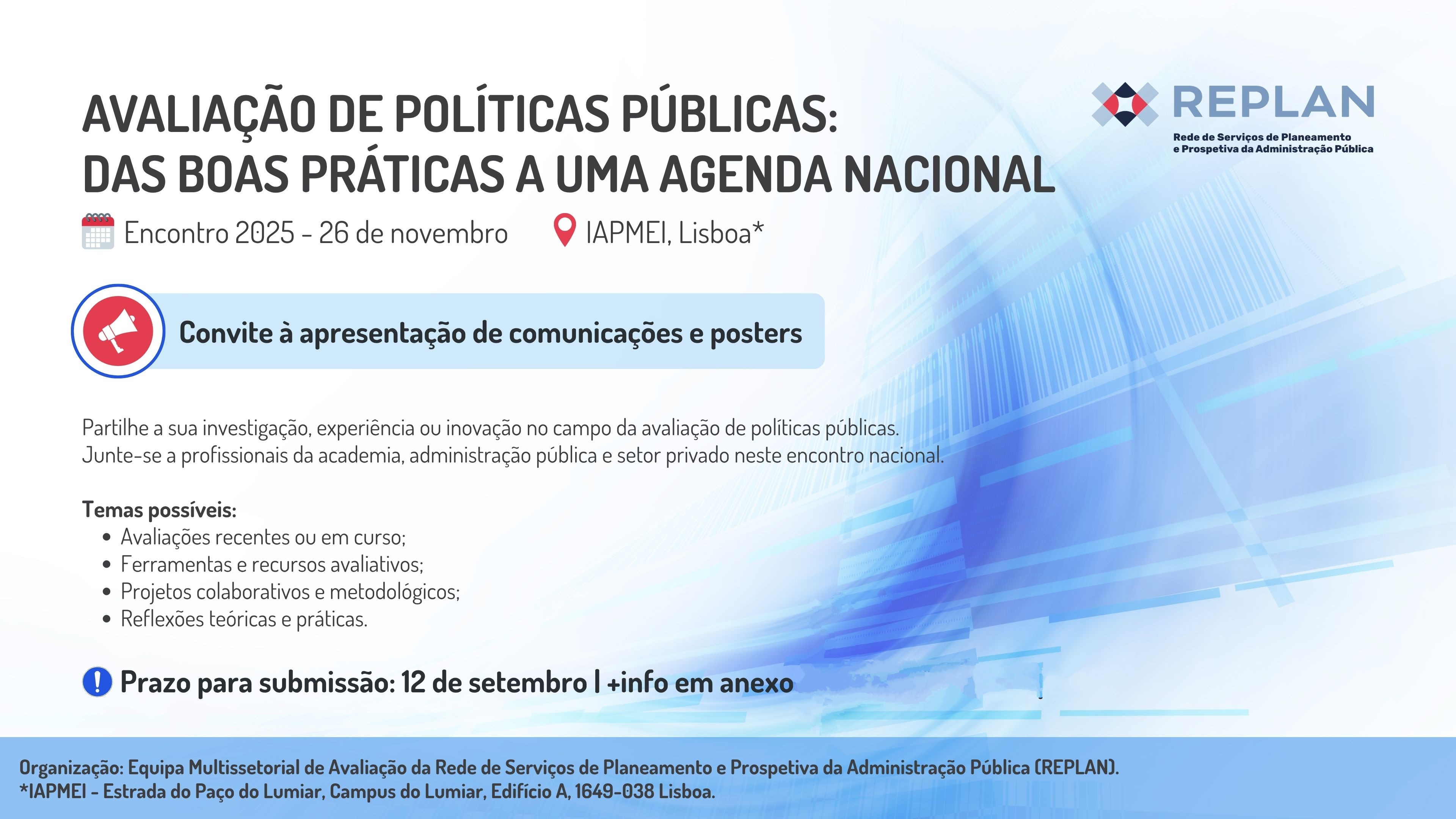 Banners Call daAvaliacao Politicas Publicas